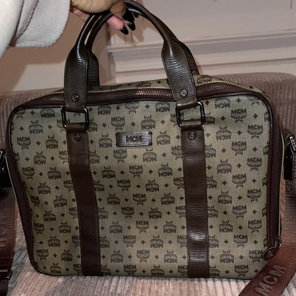 MCM Visetos 2Way Briefcase